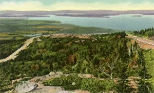 Acadia: View of Acadia Park. Bar Harbor