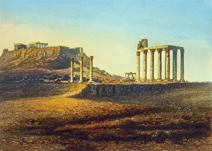 View of the Acropolis, Athens, Greece