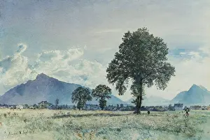 Opaque: View on Aigen and the Untersberg