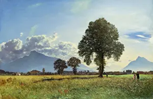 Superscribed: View on Aigen and The Untersberg