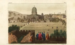 Sepolcro: View of the al-Aqsa Mosque, Jerusalem