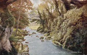 Llandrindod: View from the Alpine Bridge, Llandrindod Wells, Wales