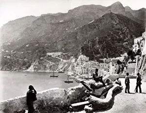 Amalfi: View at Amalfi, Italy