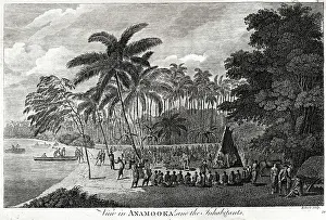 Tonga: View in Anamooka and the inhabitants