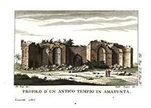 Viaggi: View of the ancient temple at Amathus, Cyprus