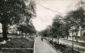 Croydon: View from Angel Bridge, Sutton, Surrey