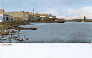 Bandstand: View of Arrecife, Lanzarote, Canary Islands
