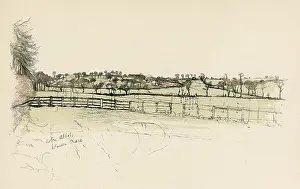 Abbots: View of Aston Abbots, in the Whaddon Chase Hunt area