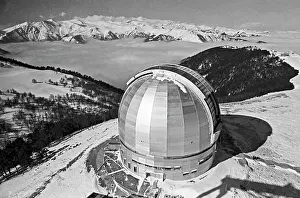 Meters: View of astrophysical observatory of Soviet Academy