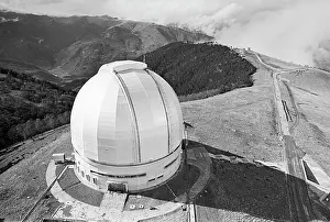 Meters: View of astrophysical observatory of Soviet Academy