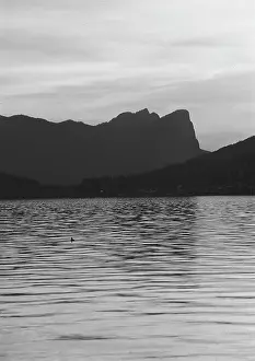 Salzkammergut: View of the Attersee