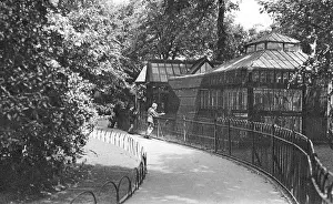 Aviary: View of the Aviary in the Arboretum, Derby