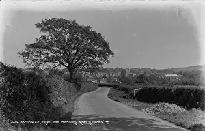 Steeple: View of Axminster from Membury Road