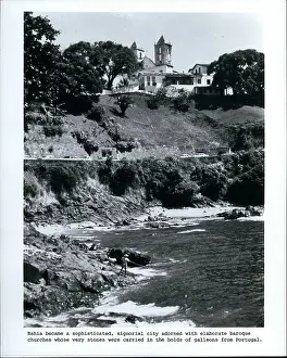 Galleons: View of Bahia, north-eastern state of Brazil
