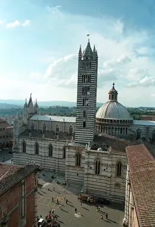 Centuries: View of baptistery in Siena, 1996