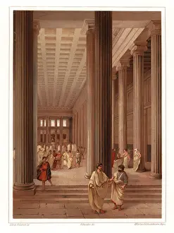 Fausto: View of the Basilica, near the west corner