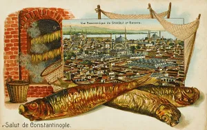 Smoked: A view of the Bazar, Constantinople