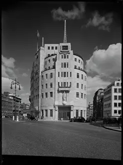 Harker: View of the BBC radio studios from the south