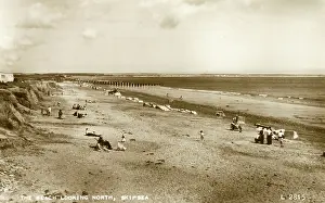 Driffield: View of the beach at Skipsea, near Driffield, Yorkshire