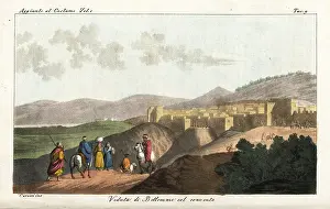 Corsi: View of Bethlehem and the convent, 1800s