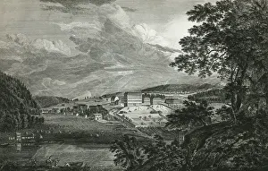 Bucolic: A view of Bethlem, the great Moravian settlement in the prov