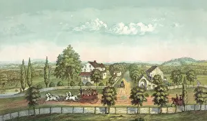 Clermont: A view of the birth place of Robert Fulton, Lancaster county