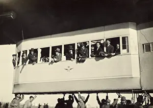 Rigid: View of Blimp's Gondola, c. 1918
