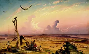 Freestate: View of Bloemfontein looking South East