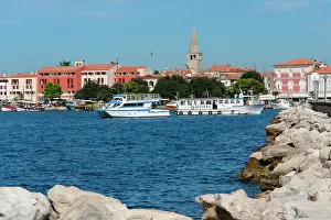 Porec: View of boats, Porec, Croatia