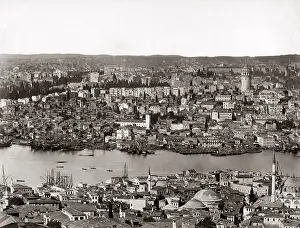 Bosphorous: View across the Bosphorous, Constantinople (Istanbul) Turkey