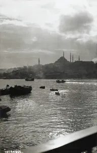 Suleymaniye: A view across the Bosphorus to Istanbul