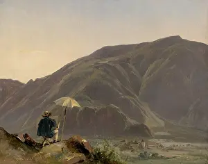 Coignet: View of Bozen with a Painter
