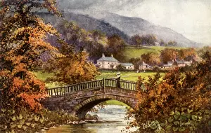 Derwent: View of a Bridge. Ashopton