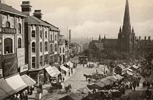 Plinth: View of Bull Ring Market, Birmingham, West Midlands