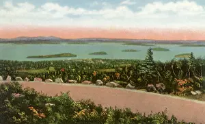 Cadillac: View From Cadillac Mountain. Bar Harbor