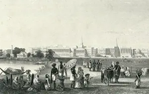 Esplanade: View of Calcutta from the Esplanade, India