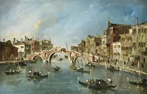 Guardi: View on the Cannaregio Canal
