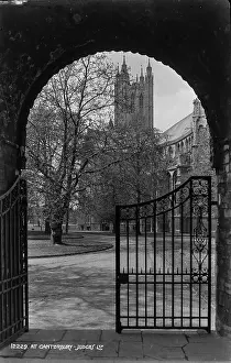 Serenity: View of Canterbury Cathedral through an Archway