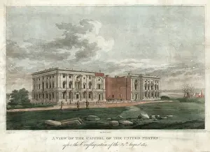Conflagration: A view of the Capitol after the conflagration of the 24th Au