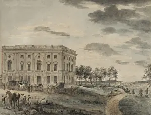 Latrobe: A view of the Capitol at Washington showing