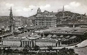 Midlothian: View from the Castle, Edinburgh, Midlothian