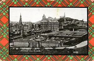 Midlothian: View from the Castle, Edinburgh, Midlothian