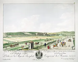 Artaria: View across Castle Schoenbrunn