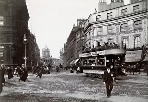 Widest: A view down Castle Street from Derby Square looking