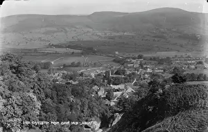 Castleton: View of Castleton from Cave Dale
