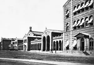 Terminus: Front view of the Central Station in Munich