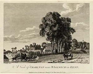 Rooker: A view of Charlton near Woolwich, Kent