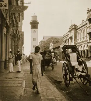 Stereo: View of Chatham Street, Colombo, Ceylon (Sri Lanka)
