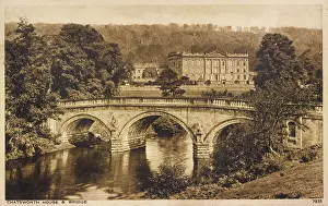 Chatsworth: View of Chatsworth House, Derbyshire