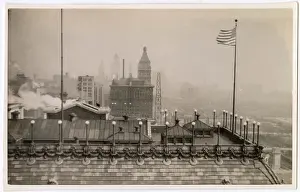 Blackstone: View of Chicago looking north, Illinois, USA